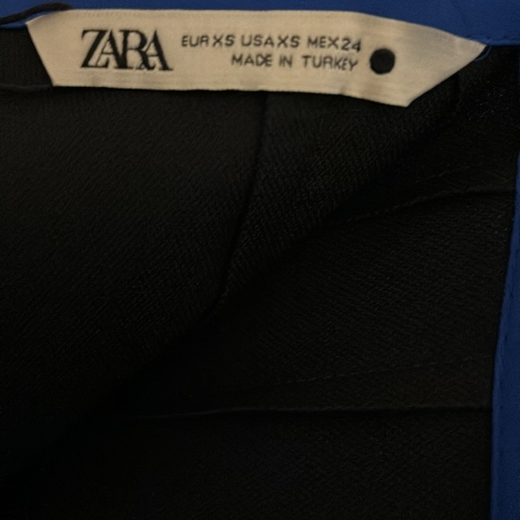 Zara XS blue mini skirt NWT - Picture 5 of 6